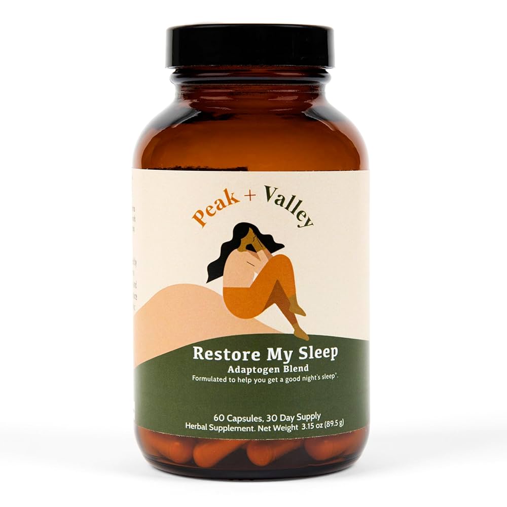 Amazon.com: Peak + Valley Natural Sleep Aid for Adults - 60